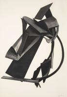 Michael Steiner Charcoal Drawing, 61H - Sold for $1,664 on 05-24-2025 (Lot 133).jpg